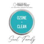 Ozone - Clean Scent Family Image for Rustic Key Candles at Unlocking The Body Massage Therapy